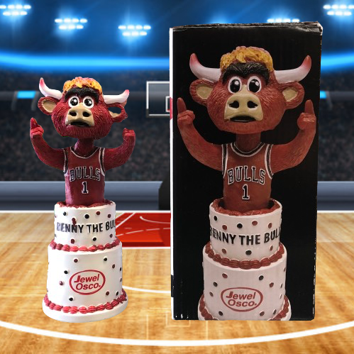 Chicago Bulls Happy Birthday Benny The Bull SGA Bobblehead