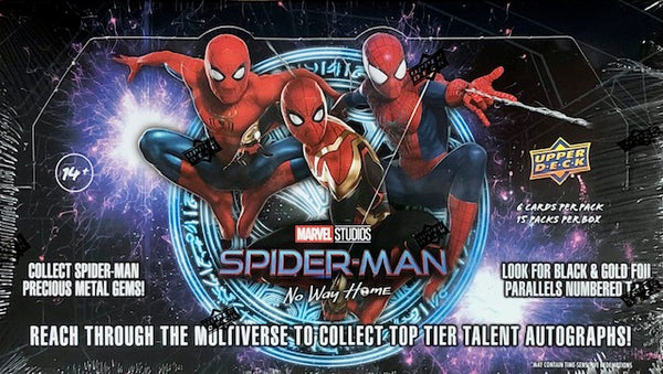 2023 Upper Deck Marvel Studios Spider-Man No Way Home Hobby Box (Call 708-371-2250 For Pricing & Availability)