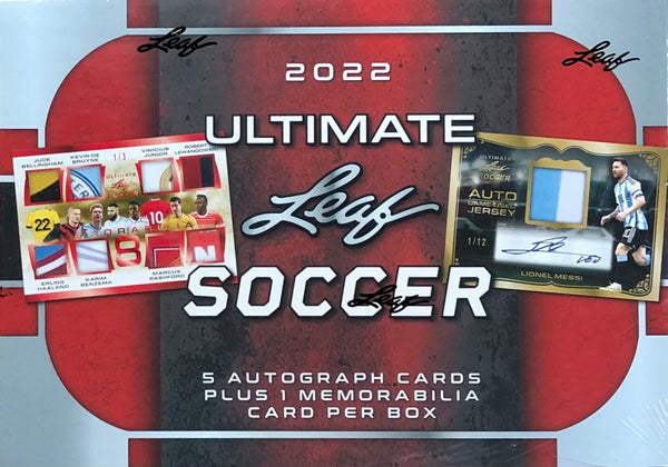 2022 Leaf Ultimate Soccer Hobby Box