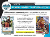 2023-24 Bowman University Chrome Basketball Hobby Pack