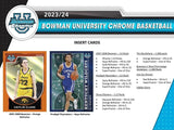 2023-24 Bowman University Chrome Basketball Hobby Pack