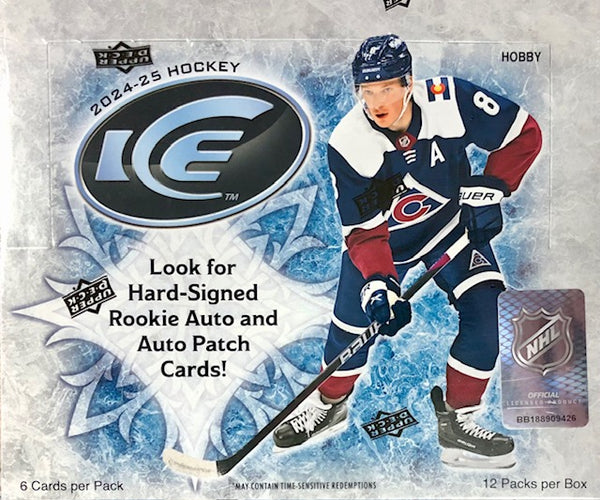2024-25 Upper Deck Ice Hockey Hobby Box (Call 708-371-2250 For Pricing & Availability)