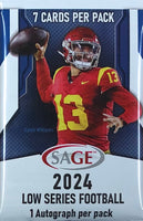 2024 Sage Hit Low Series Football Hobby Pack