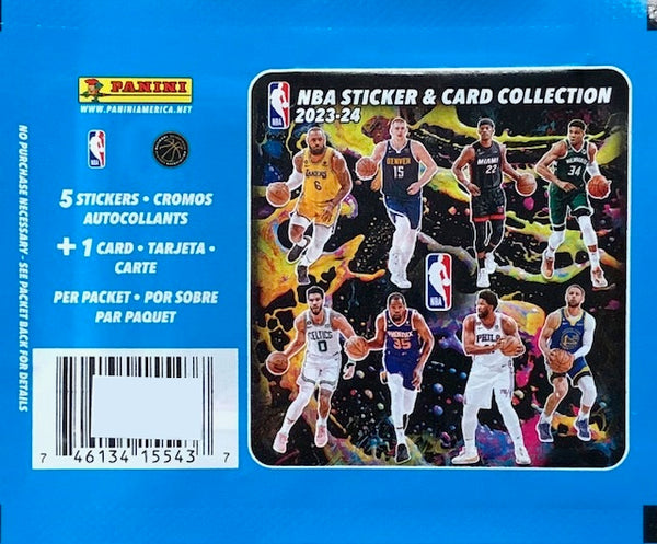2023-24 Panini NBA Sticker & Card Collection Pack