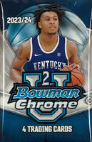 2023-24 Bowman University Chrome Basketball Hobby Pack