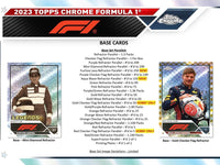 2023 Topps Chrome Formula 1 F1 Racing Hobby Pack