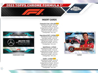 2023 Topps Chrome Formula 1 F1 Racing Hobby Pack