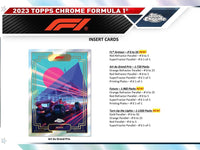 2023 Topps Chrome Formula 1 F1 Racing Hobby Box