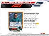 2023 Topps Chrome Formula 1 F1 Racing Hobby Box