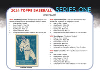 2024 Topps Series 1 Baseball Hobby Jumbo Pack