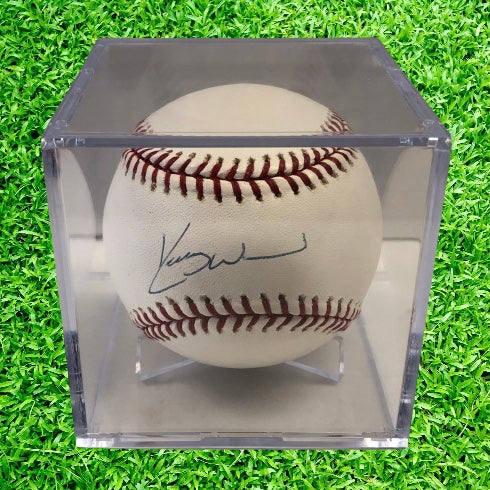 Chicago Cubs Pitcher Kerry Wood Signed Autographed Official Major League Baseball with Schwartz Sports Hologram