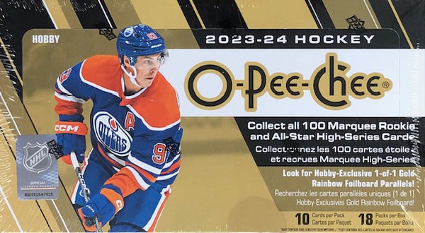 2023-24 O-Pee-Chee Hockey Hobby Box (Call 708-371-2250 For Pricing & Availability)