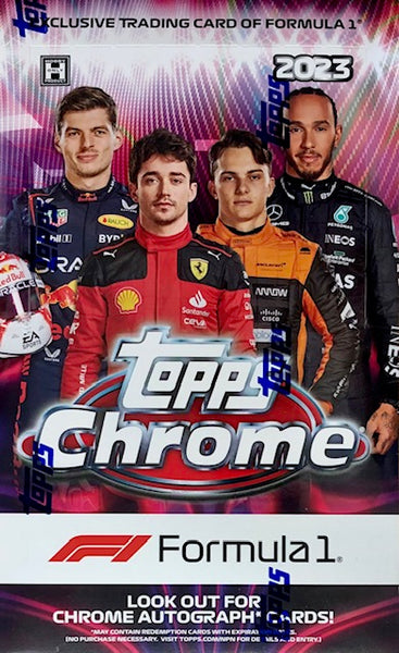 2023 Topps Chrome Formula 1 F1 Racing Hobby Box