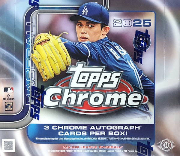 2025 Topps Chrome Baseball Jumbo Box
