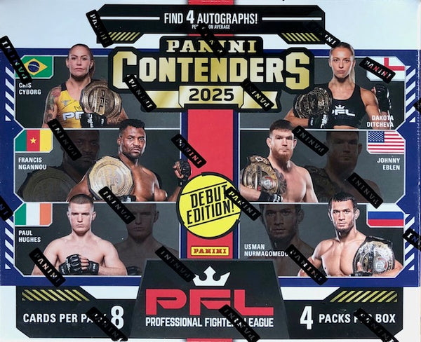 2025 Panini Contenders PFL Professional Fighters League Hobby Box