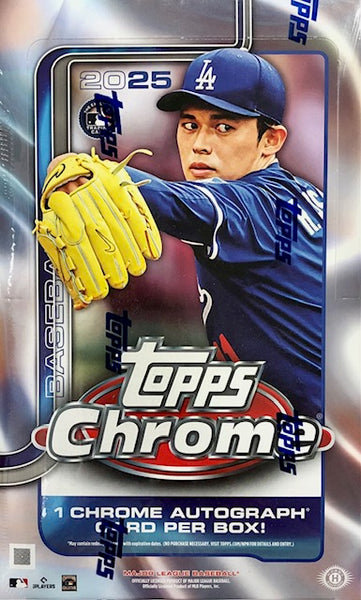 2025 Topps Chrome Baseball Hobby Box