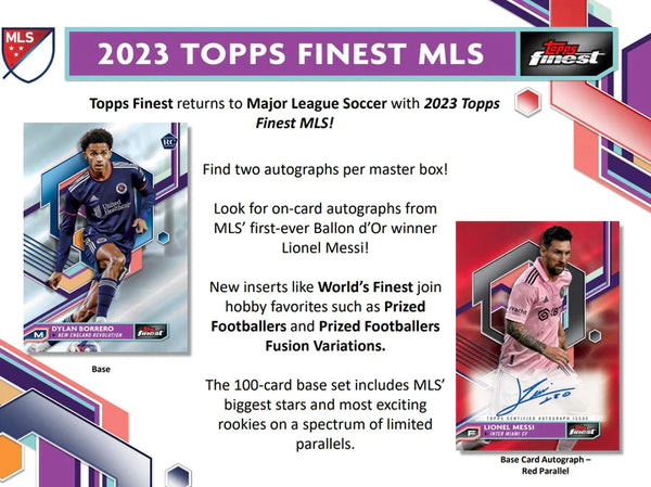 2023 Topps Finest MLS Soccer Hobby Pack