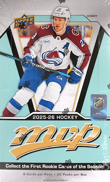 2025-26 Upper Deck MVP Hockey Hobby Box (Call 708-371-2250 For Pricing & Availability)
