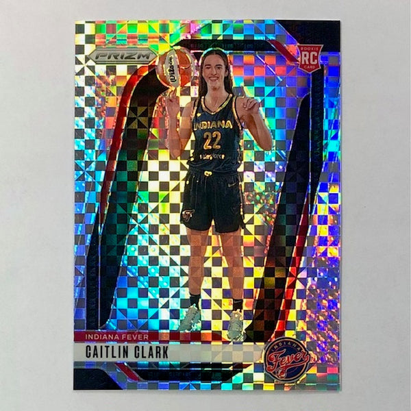 2024 Panini Prizm WNBA Caitlin Clark Variation Checkerboard Prizm Rookie Card