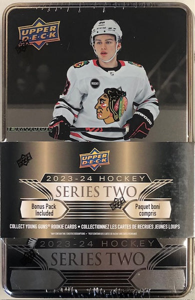 2023-24 Upper Deck Series 2 Hockey Connor Bedard Tin