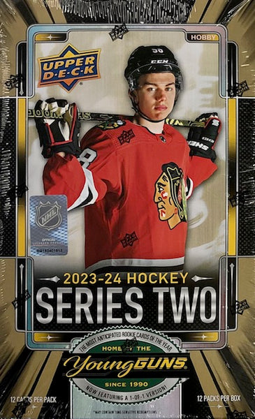 2023-24 Upper Deck Series 2 Hockey Hobby Box (Call 708-371-2250 For Pricing & Availability)