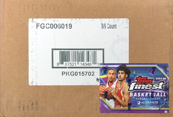 2024-25 Topps Finest Basketball Hobby 8-Box Case