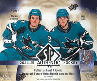 2024-25 Upper Deck SP Authentic Hockey Hobby Box (Call 708-371-2250 For Pricing & Availability)