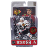 Chicago Blackhawks Connor Bedard (White Jersey) Platinum Edition NHL 7" Mcfarlane SportsPicks Action Figure