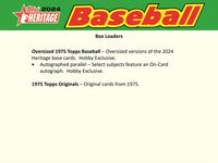 2024 Topps Heritage Baseball Hobby Box