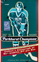2022-23 Upper Deck Parkhurst Champions Hockey Hobby Box (Call 708-371-2250 For Pricing & Availability)