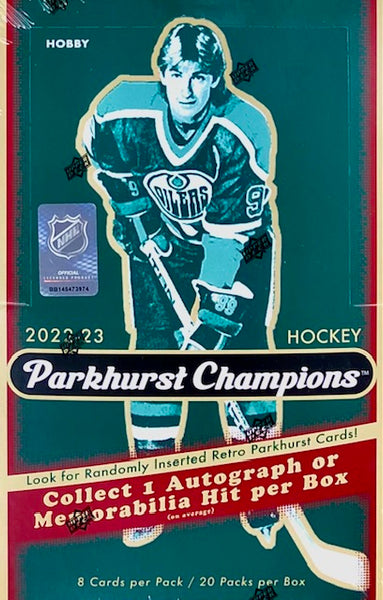 2022-23 Upper Deck Parkhurst Champions Hockey Hobby Box (Call 708-371-2250 For Pricing & Availability)