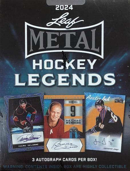 2024 Leaf Metal Hockey Legends Hobby Box