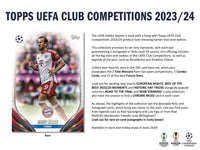 2023-24 Topps UEFA Club Competitions Soccer Hobby Box