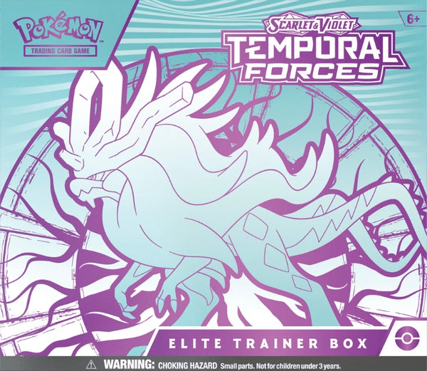 Pokémon TCG: Scarlet & Violet Temporal Fates Elite Trainer Box (Walking Wake)