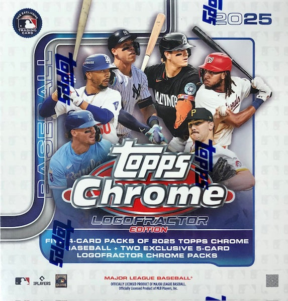 2025 Topps Chrome Baseball Logofractor Edition Box