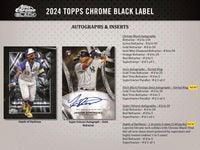 2024 Topps Chrome Black Baseball Hobby Box