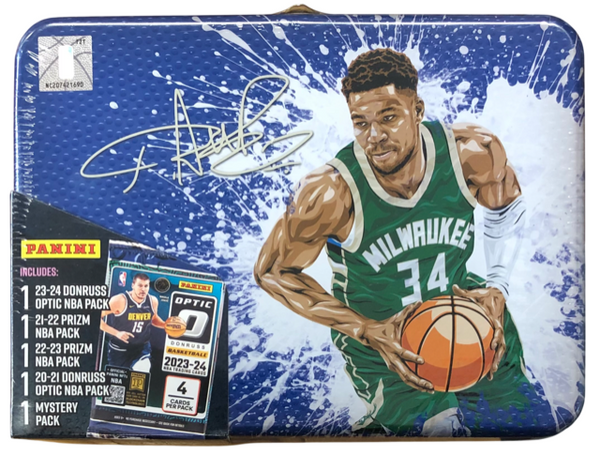 2024 Giannis Antetokounmp Blue Variant Chase Lunchbox Collector's Tin