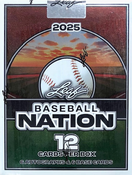 2025 Leaf Baseball Nation Hobby Box