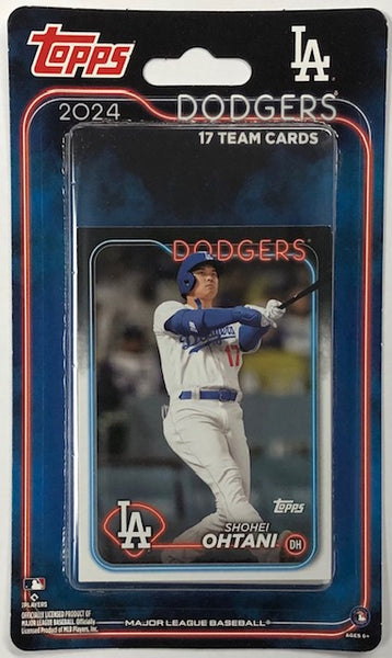 2024 Topps Los Angeles Dodgers 17 Card Team Set
