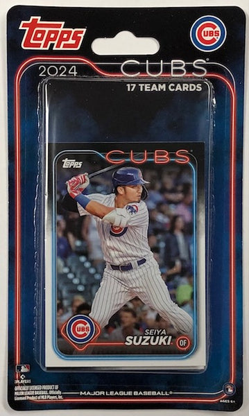 2024 Topps Chicago Cubs 17 Card Team Set