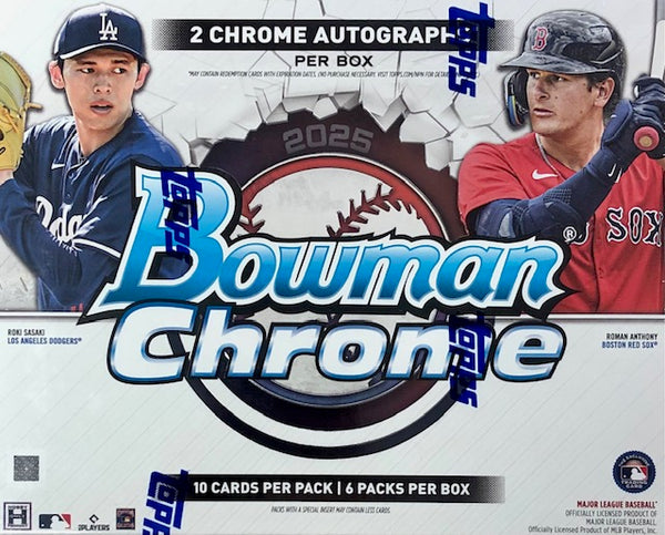 2025 Bowman Chrome Baseball Hobby Box