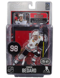 Chicago Blackhawks Connor Bedard (White Jersey) Platinum Edition NHL 7" Mcfarlane SportsPicks Action Figure
