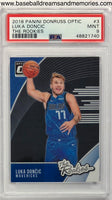2018 Panini Donruss Optic Luka Doncic The Rookies Card Graded PSA MINT 9