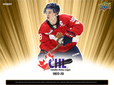 2022-23 Upper Deck CHL Hockey Hobby Box (Call 708-371-2250 For Pricing & Availability)