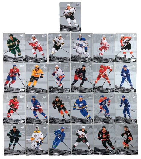 2023-24 Upper Deck Hockey NHL Star Rookies 25 Card Base Set including Connor Bedard