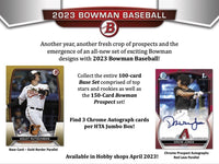 2023 Bowman Baseball Hobby Jumbo Pack