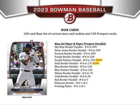 2023 Bowman Baseball Hobby Jumbo Pack