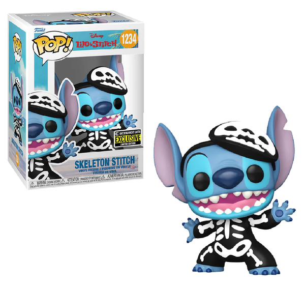 Funko Pop Disney Lilo & Stitch Skeleton Stitch Entertainment Earth Exclusive Figure