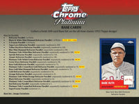 2022 Topps Chrome Platinum Anniversary Baseball Hobby LITE Box