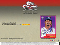 2022 Topps Chrome Platinum Anniversary Baseball Hobby LITE Box